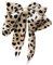 KABELIFE Vintage Bowknot Haarspangen mit Perle Schleife Clip Satinband Schleifen Große Haarschleifen-Clips für Damen Mädchen (Leopard)