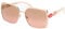 Emilio Pucci EP0169 Rose Gold/Brown 60/16/140 Unisex Sonnenbrille, Rose Gold/Braun, 60/16/140