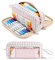 KALIDI Federmäppchen mit 3 Fächer Große Kapazität Mäppchen Federtasche Stiftetasche Pencil Case Bleistifttasche für Schule & Büro