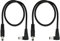 GINTOOYUN Câble d'Alimentation DC à Angle Droit, 5.5 MM x 2.1 MM Mâle à 90 Degrés, Adaptateur Rallonge pour Bande Light, CCTV, Voiture, Moniteurs (2 Pièces)