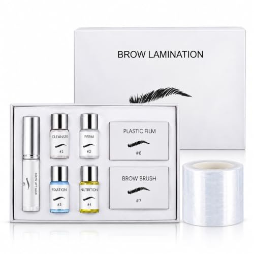 Augenbrauen-Laminierungs-Kit, Augenbrauen-Laminierset, Augenbrauen Lifting Set, Wasserdicht Langlebiges Augenbrauen Laminierung Set für den Heim-Salon, Geschenke zum Muttertag