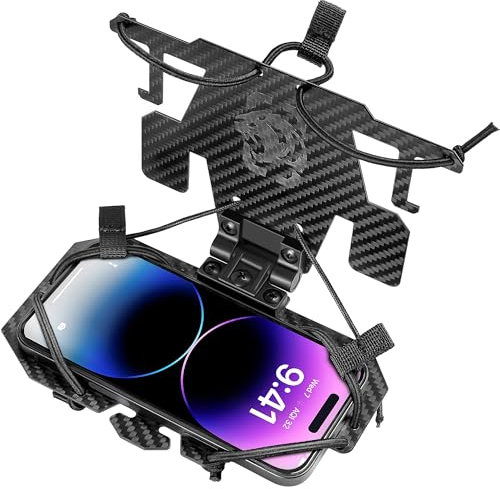 OneTigris Plattenträger Telefon Halterung Handyhalter Montageplatte für Plate Carrier Taktische Weste und Chest Rig für die Bildschirmgröße 4,7-6,8