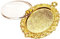 8 Teile 4 Stück Charm Leere Lünette Tablett Medaillons Metall Anhänger Fassungen Schmuck 18 x 25mm Oval 4 Stück Klar Glas Cabochon Bastelset (Gold)