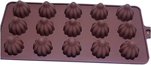 15 Hohlraum Blumenförmige Backform Silikon Antihaft-Backzubehör Keks Kuchen Waffel Schokolade Home Küche Backformen niedlich