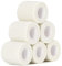 SEADESKY Bandage Autoadhésif Cohésifs 5cm x 4,5m Bande Cohesive Bandages Auto-adhésifs Bandes Cohésifs Bandage De Sport Pour Poignet, Cheville et Gonflement 6 Rouleaux (Blanc)
