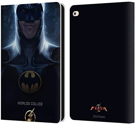 Head Case Designs Offizielle The Flash 2023 Batman Plakat Leder-Wallet-Hülle Kompatibel mit Apple iPad Air 2 (2014)