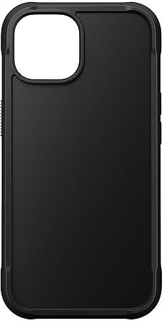 NOMAD Rugged Case | für iPhone 15 | Schutzhülle aus Polycarbonat mit TPU-Bumper | Matte PET-Rückseite | MagSafe-kompatibel | Shadow