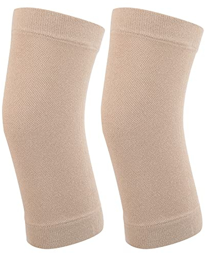 RiToEasysports Rodillera de Compresión, Protección Elástica Suave sin Costuras Manga de Rodilla para Mujeres Deportistas Dolor Articulaciones Recuperación Post-Entrenamiento
