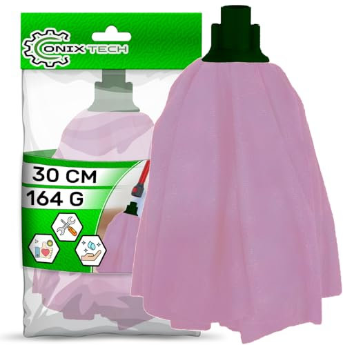Fregona Microfibra Tiras 30 cm 164 g Rosa - ONIX TECH