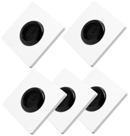 jojofuny 5pcs Cable Outlet Cover Hide Wires in Wall Wall Plate Cable Management for Tv Speaker Power Cords