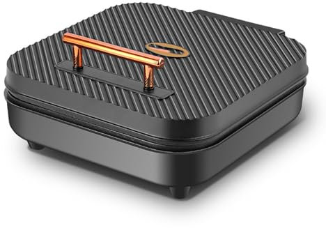 HmLotd Tortiera elettrica Tortiera elettrica da approfondimento Multifunzionale 1200w Teglia da Forno sospesa ad Alta Potenza Design Frittura a Doppio Disco 180 ° Facile da Pulire per Pancake