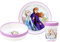 Frozen 3pcs Reusable Bicolor Premium Kids Dinner Tableware Set Plate, Bowl & Tumbler, BPA Free