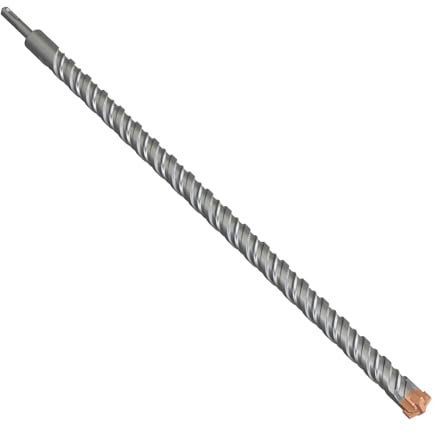Maysay SDS Plus - Broca para martillo perforador (16 x 600 mm, con 4 cuchillas de metal duro), para piedra, hormigón, madera, ladrillo y azulejos