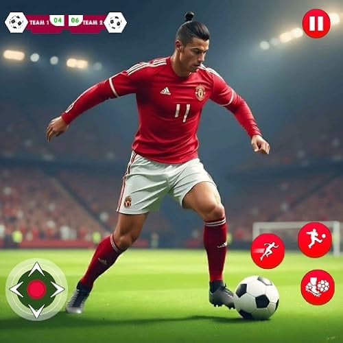Jeu de Football Coupe du Monde Ligue 2024 : Jouez au vrai football avec FC Soccer Mobile, Coups Francs, Dream League et Défis Héroïques. Participez à la Coupe du Monde 2025.