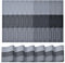 Artoid Mode Grau Schwarz PVC Platzsets 6er Set, 30x45cm Tischsets Waschbar Tischmatten Schmutzabweisend Hitzebeständig Platzdeckchen Küche Deko