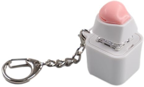 Fidget Keyboard, Clicker Cube Key Toy with 6 Lights | Novelty Toys for and Adults, Hanging Cell Phone Cases, Bags, Keys.