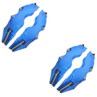 iplusmile 3 Pairs 3d Car Disc Brake Caliper Cover Set Front Rear Replacement Wheel Caliper Guard Cover for Universal Cars