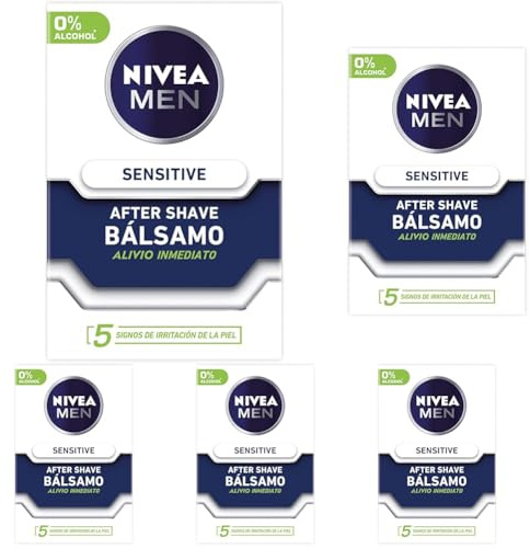 Nivea Men Sensitive As Balm, 5er Pack (1 x 100 ml)