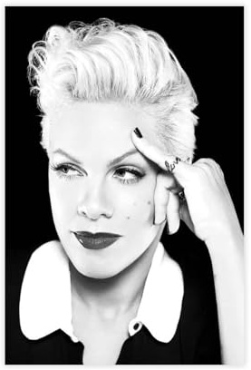 Singer P!NK 3 Leinwand-Poster, Wandkunst, Dekordruck, Bild, Gemälde für Wohnzimmer, Schlafzimmer, Dekoration, ungerahmt: 60 x 90 cm