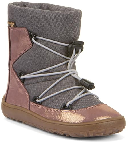 Froddo Barefoot Tex Track Wool, Grey pink, 1.5 UK Child