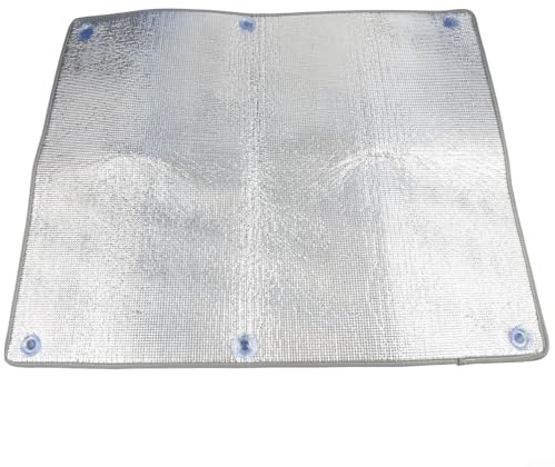 HpLive Fenster Verdunkelung, Fenster Isolierfolie Dämmfolie 8 Mm Perlenbauschicht Mit Beidseitiger Aluminiumfolie Für Hitze- Und Sonnenschutz(90 * 100cm)