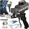 Lematec Sandstrahler tragbare Speed Blaster, Sandstrahlen Düse Gun, Gravity Feed Sandstrahl Pistole Speed Blaster mit Extra-Tipp (schwarz)