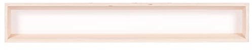 Alsino V-90.1A Vitrine Spur HO & N Regal H0 90 cm 1 Fach mit Nuten
