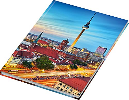 RNKVERLAG 46730 - Kladde/Notizbuch Skyline, kariert, DIN A5, 96 Blatt, 1 Stück