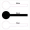 Price stickers lutscher geformte tamper proof seals, klar, 200