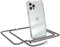 EAZY CASE Handykette kompatibel mit iPhone 12/12 Pro Handyhülle mit Umhängeband, Handykordel mit Schutzhülle, Silikonhülle, Hülle mit Band, Stylische Kette mit Hülle für Smartphone, Anthrazit