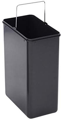 Arregui Step Bin CR705-BIN Cubo de Plástico de Repuesto para Cubos de Basura y Reciclaje Step Bin | 15L | con Asa Metálica | Compatible con CR705-30L y CR705-45L | negro