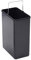ARREGUI Step Bin Ersatz Inneneimer aus Kunststoff mit Metallgriff, 15L, schwarz, 40x18x23,5 cm