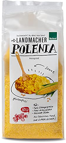 Landmacher - Bioland Polenta - glutenfrei - 500g Schlauchbeutel - DE-ÖKO-007