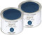CHALK PAINT Bleu Empire Peinture Shabby Chic Vintage pour meubles et murs extra opaques (2 x 500)