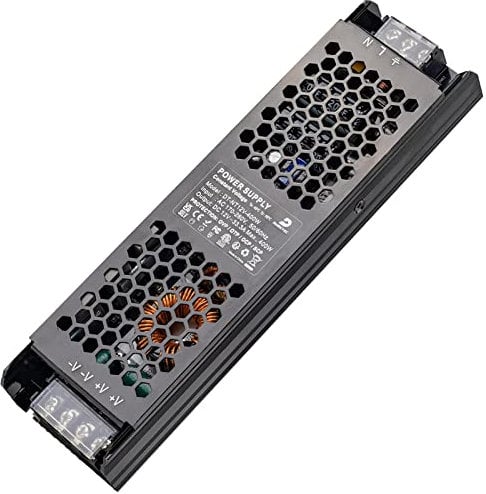 DUSKTEC LED Netzteil 400W 12V LED Trafo 33.3A, IP20 LED Transformator AC 220/230V auf DC 12 Volt Treiber, Konstantspannung Niedervolttrafo für Birnen Lichtstreifen Lampen Displays 3D Drucker