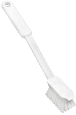 Hag Bürsten 1390 Oval Spülbürste, Schmal, Mittel, Weiß, 10 Stück