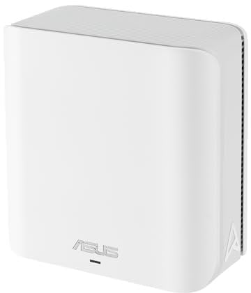 ASUS ZenWiFi BT8, réseau WiFi 7 à Triple Bande, 3600 Mbps, Couverture 548 m², Deux Ports 2,5 G, contrôles de sécurité et contrôle Parental Inclus, Smart Home Master SSIDs - Blanc