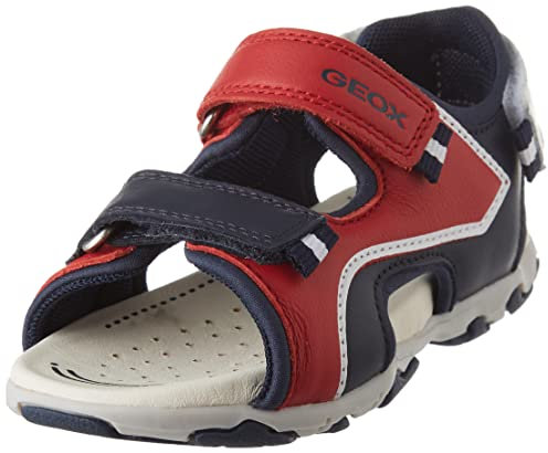 Geox B FLAFFEE Boy Sandal, Red/Navy, Red navy, 9 UK