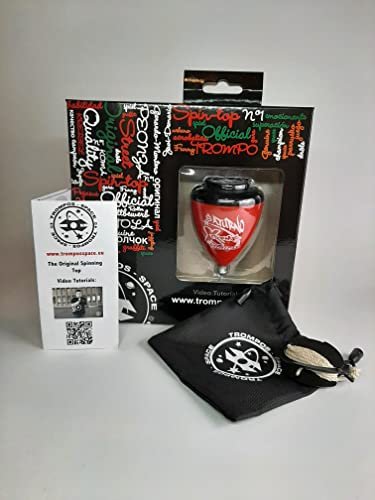 TROMPOS SPACE - Saturno XT Roller Gerardo Montero e Javi Maria Trottola, Colore Rosso, Medio (SXRRJCU), il Colore del Coperchio Può Variare