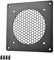 Euroharry Rejilla de ventilación de 120 mm para PC, ordenador, AV, armarios electrónicos, (metal cepillado, 1 unidad)