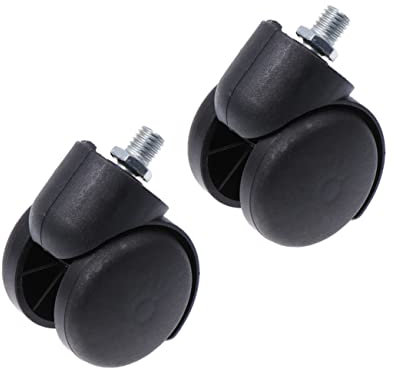 Warmhm 2 Stück 2 Rad Für Kinderwagen Rad Mit Schraube Bürostuhlräder Radwechsel Räder Für Möbel 360-grad-räder Hochleistungsräder Walker Zauberer Rollstuhlräder Rolle Rotieren Vorderrad