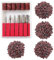 EUDUQ 412 Stück Nagelfräser Aufsätze,80/120/180/240 Nagelfräser Schleifhülsen Schleifbänder Schleifkappen mit 6 Pcs Nagelbohrer für Maniküre Pediküre Nagelpflege Nageldesign Nagelkunst