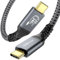 OHBUYAGN Cavo USB Type-C 240W Ricarica Rapida 1,5 Metri，Cavo USB C USB C 3.2 Gen2×2 20Gbps, Trasmissione Video 4K @ 60Hz Per MacBook Pro, Tablet, Hub, Monitor