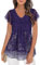 Syphiby Tunic Tops for Women UK Short Sleeve Tunic Tops for Women Ladies Summer Tops Mesh Layered Chiffon Tops for Women UK Flowy Outfits for Women Holiday Office Work Tops for Leggings Beach Clothes
