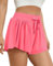VIGVAN Shorts Damen Sommer Sport Shorts Kurze Hose 2 in 1 Flowy Running Shorts Yoga Biker Shorts Schnelltrocknende Gym Fitness Shorts Sportrock Damen (Rot, S)