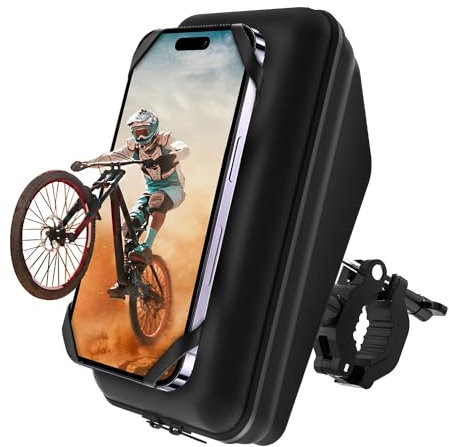 BAONUOR 2 in 1 Fahrradtasche Fahrrad Handyhalterung Wasserdicht Fahrrad Lenkertasche fahrradhandyhalter für 4.7-7 Zoll Smartphone