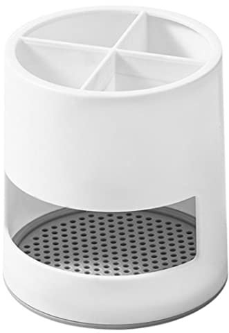 Electric Toothbrush Holder,Electric Toothbrush Holder,Multifunctional Storage Organizer for Bathroom Kitchen - White