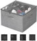 Yeahshion Organizer per Scarpe per 16 Paia, Scatola per Scarpe Pieghevole, Portascarpe con Coperchio Trasparente per Armadio