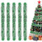 KufaerBeam 5 Pezzi Ghirlanda Albero di Natale, Festoni Natalizi Verde, Decorazioni Albero di Natalizie Verde, for Christmas Tree Decorations Indoor Outdoor Party Supplies, Birthday Party