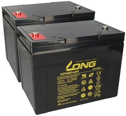 Ersatzakku Für Lecson HS-890 Und LJ-4-K 2X Kung Long Bleiakku 12V 80Ah Longlife - Ersatzakku 12V 80Ah - Longlife Akku 12V